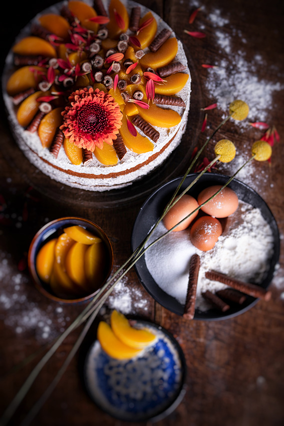 Kuchen-Produktfotografie-Backbuch